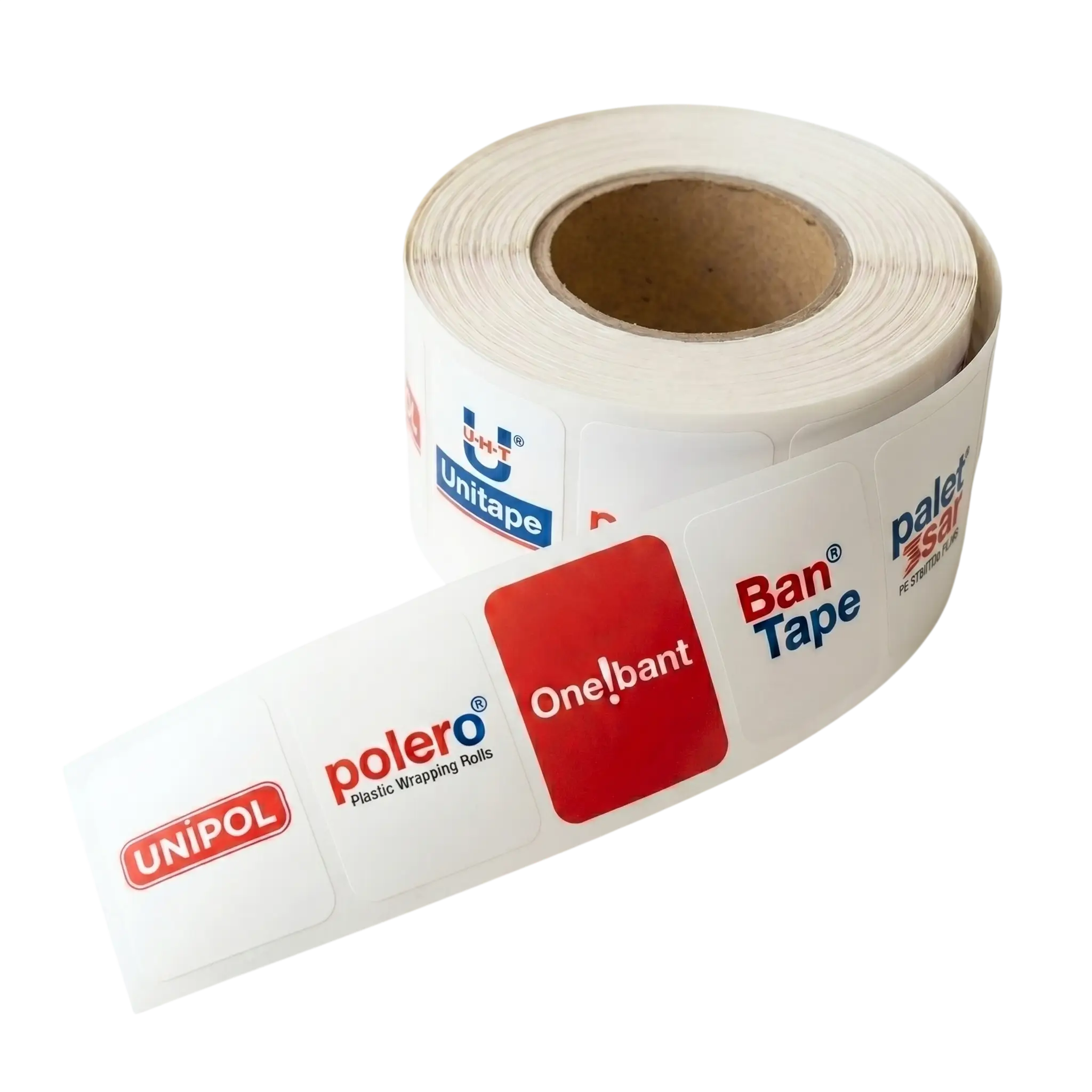 Yapışkanlı Etiketler 2 Logo Baskılı Etiket